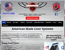 Tablet Screenshot of linersystems.com